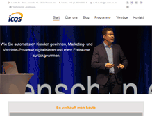 Tablet Screenshot of icosmedia.de
